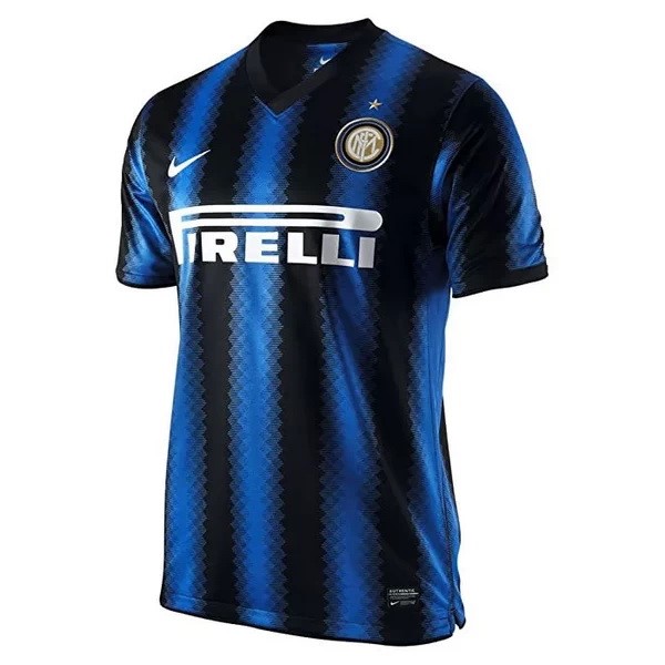 Camiseta Inter Milan 1ª Kit Retro 2010 2011 Azul
